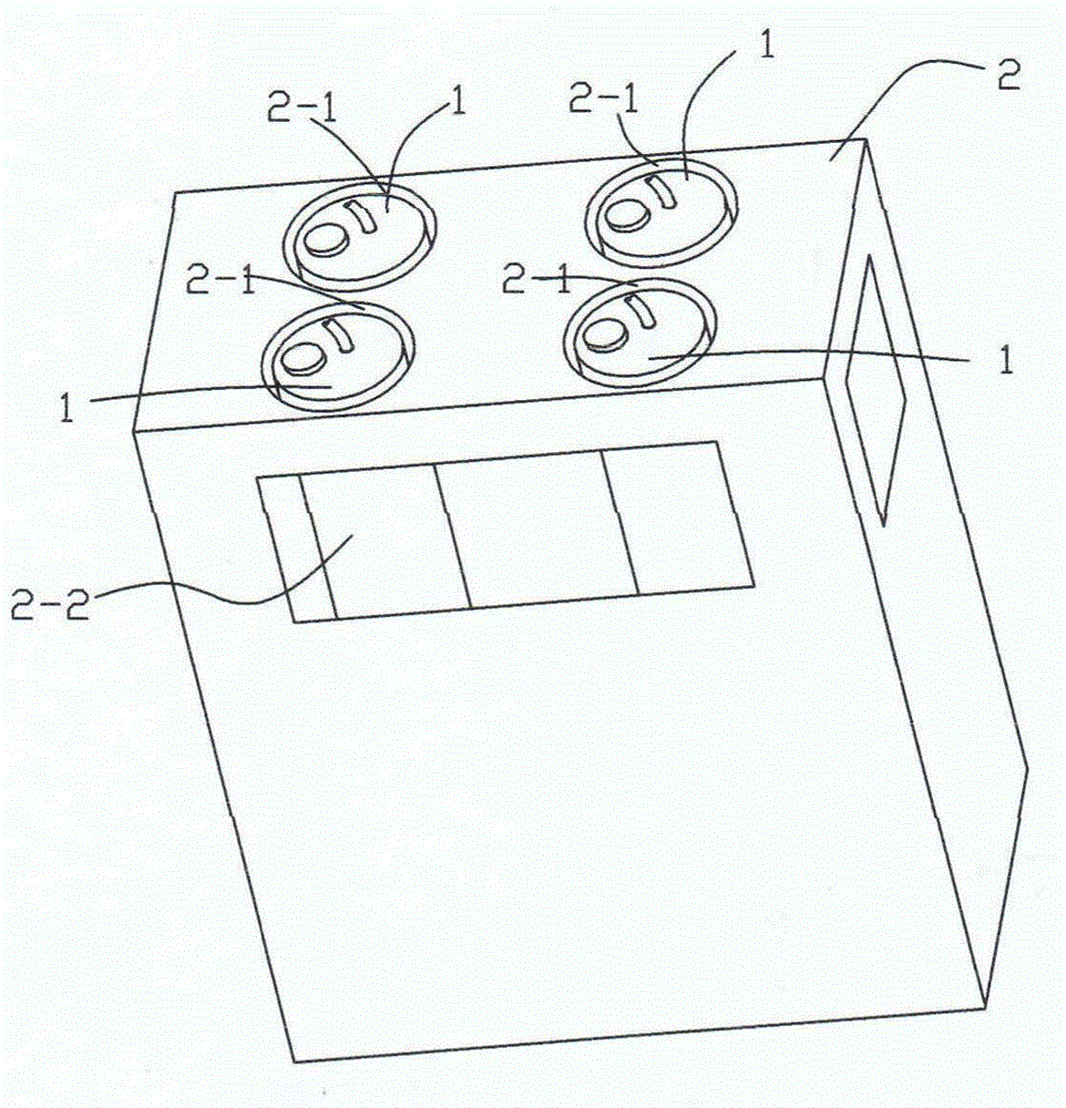 Multi-ink-box printing system with electromagnetic oscillation device