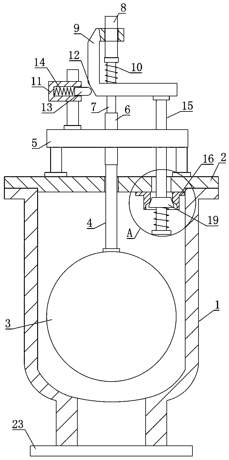 Flow regulating valve of high performance water-free hammer