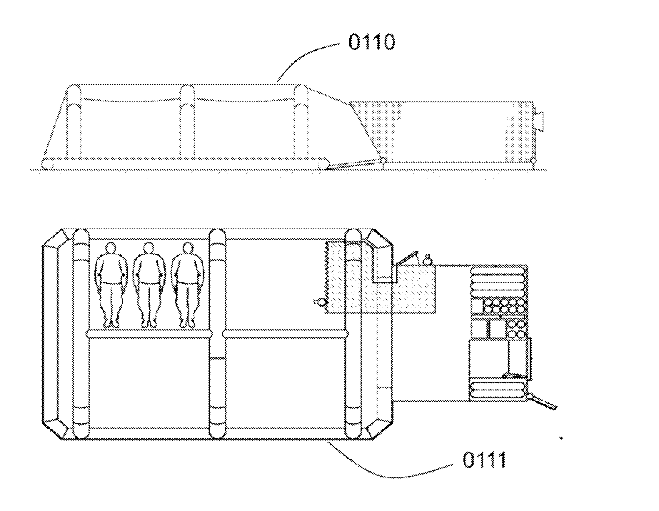 Method and apparatus for providing controlled atmosphere in mobile mine refuges