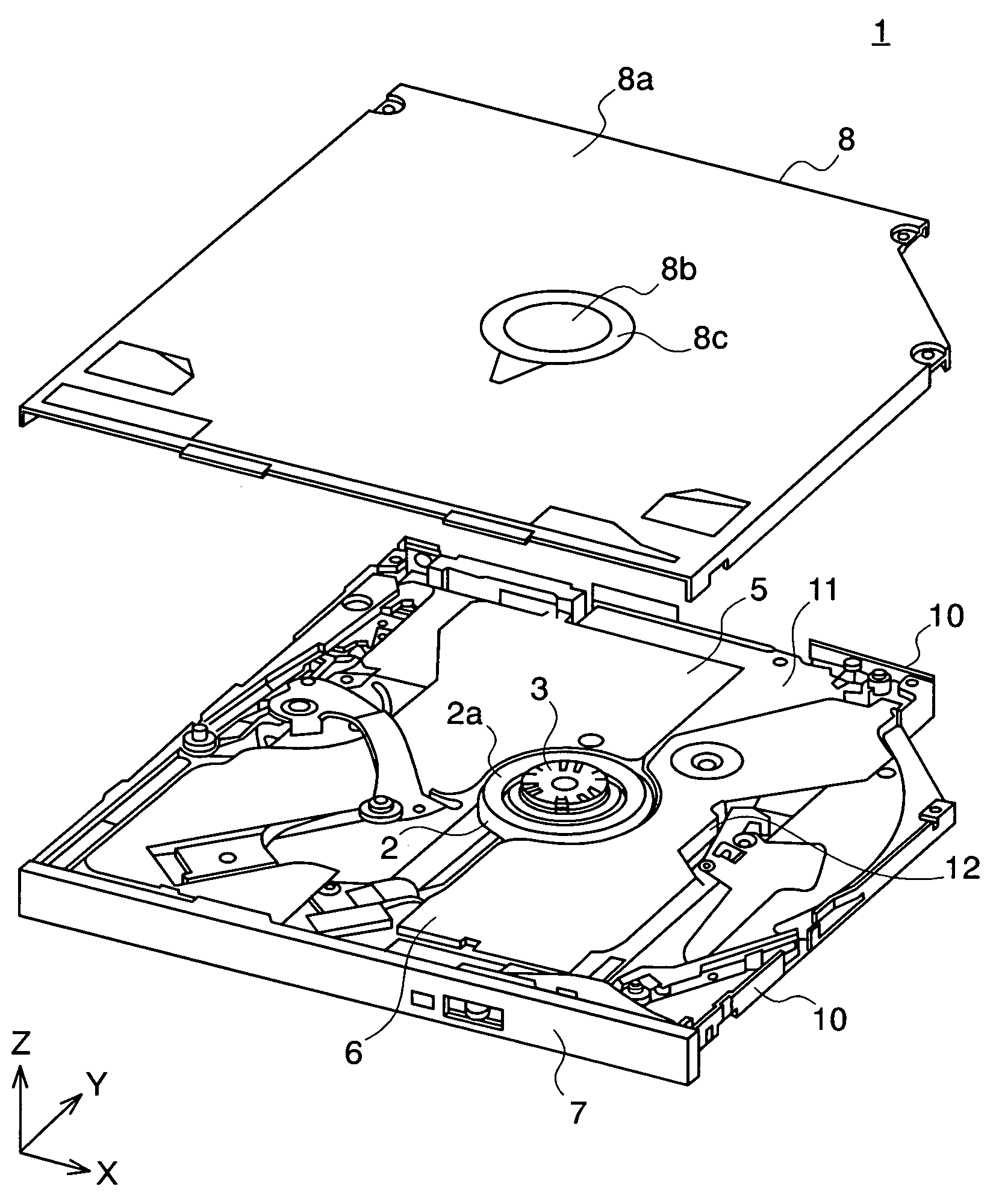 Optical disc apparatus