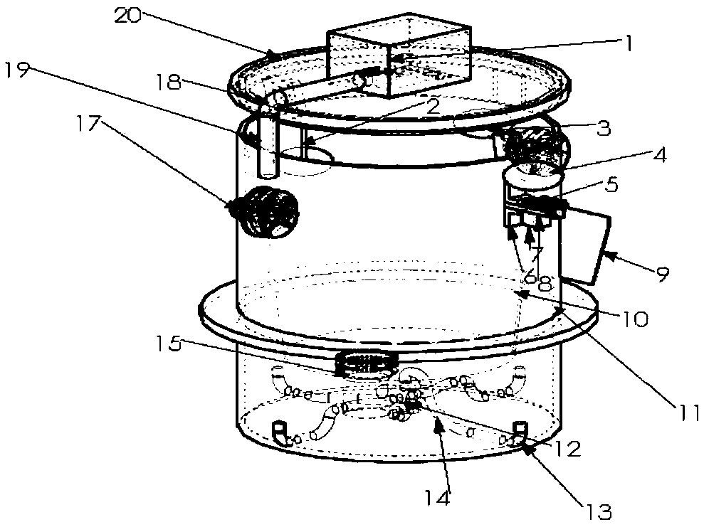 Intelligent robot for cleaning water waste through pumping and filtering and control method thereof