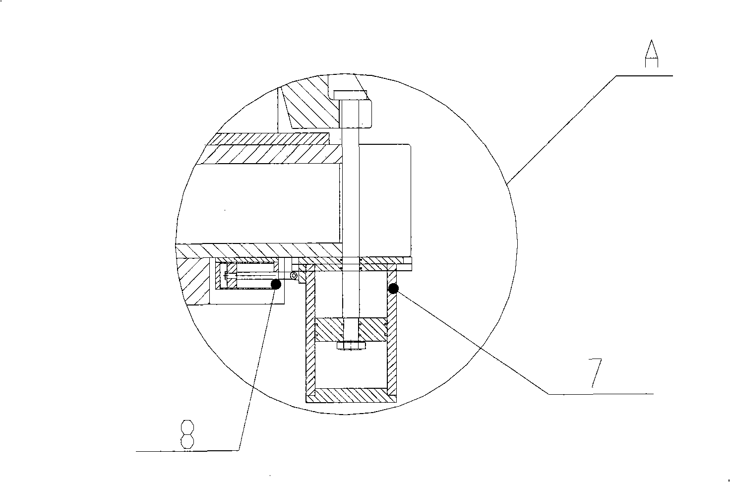 Direct sulfuration device of radial parting mold of radial ply tyre