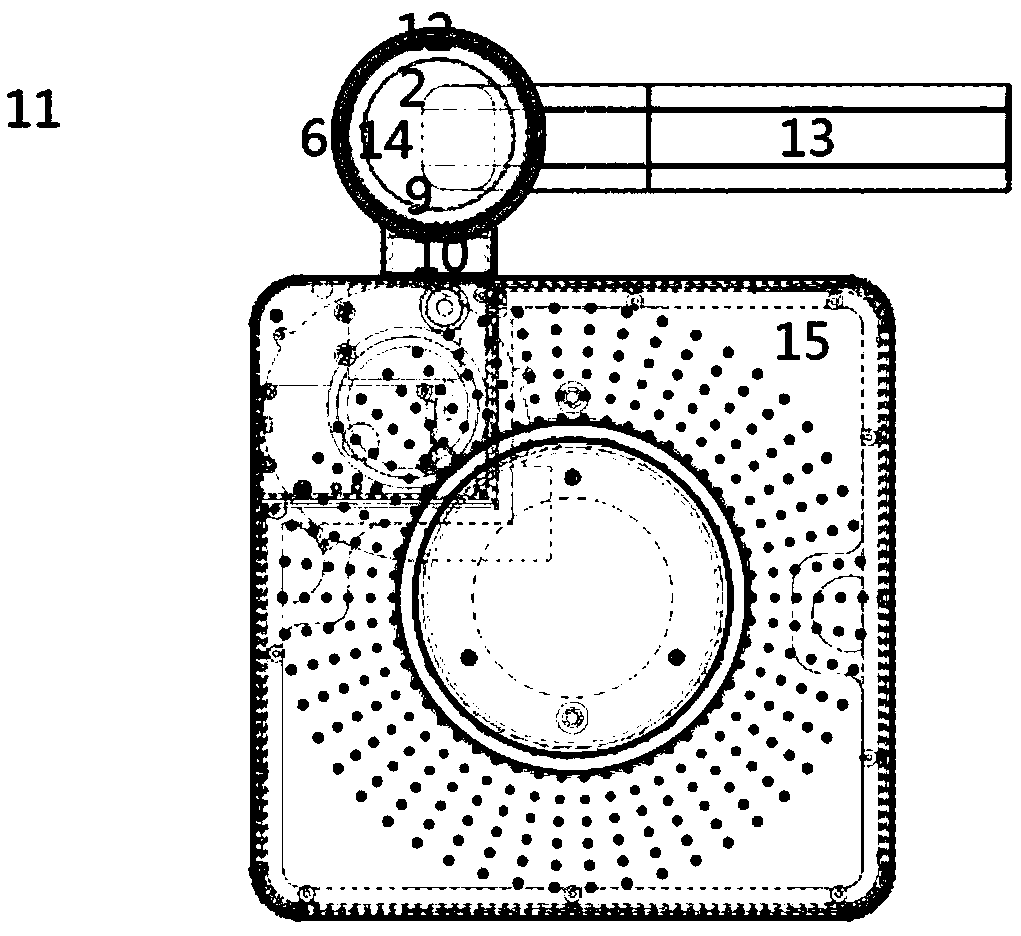 Buckle type installation method with purifying fresh air ventilator sharing air conditioner mounting hole for ventilation