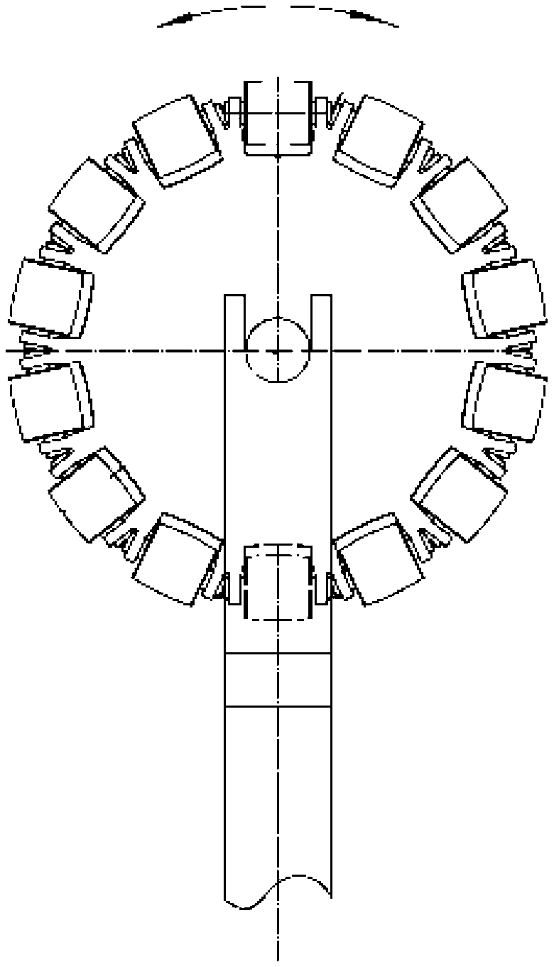 Floating winding device and winding method thereof