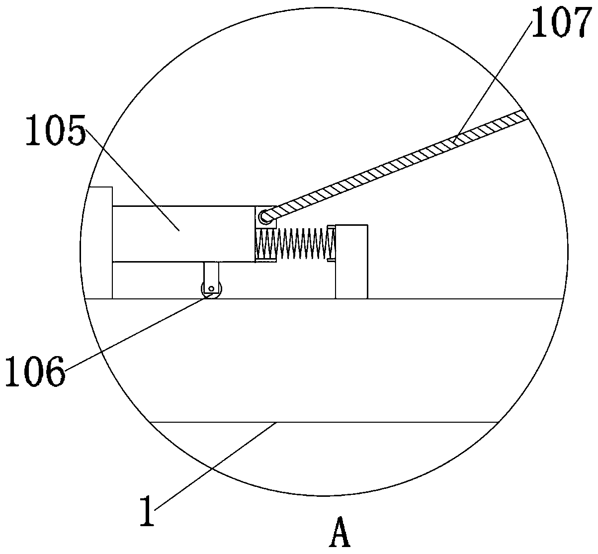 Automatic loading device used for machining and preventing workpieces from gliding