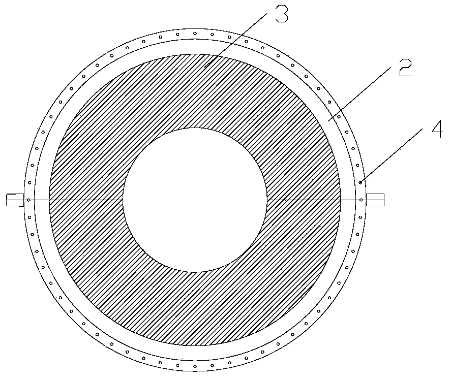 Detachable ice-breaking damping device used for ocean platform