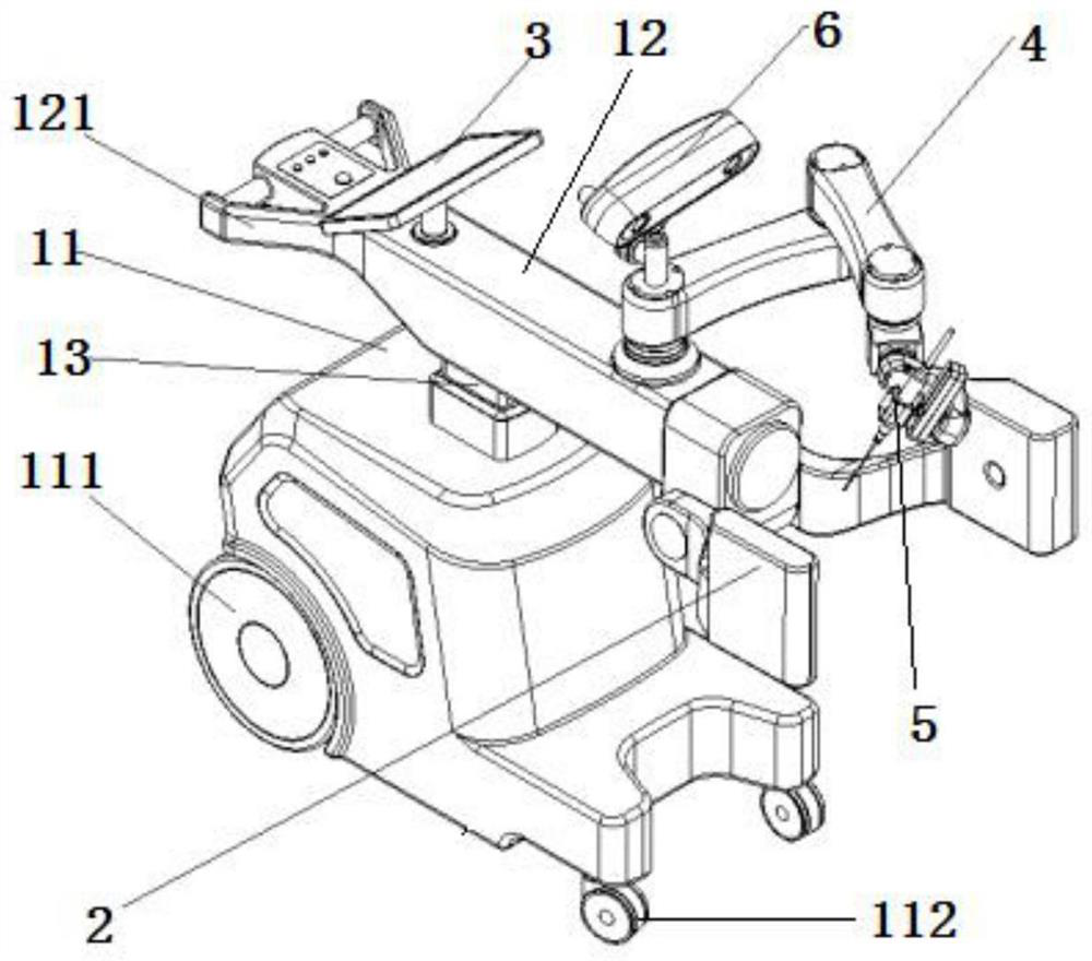 A minimally invasive surgical robot system and a cochlear implant minimally invasive surgical device