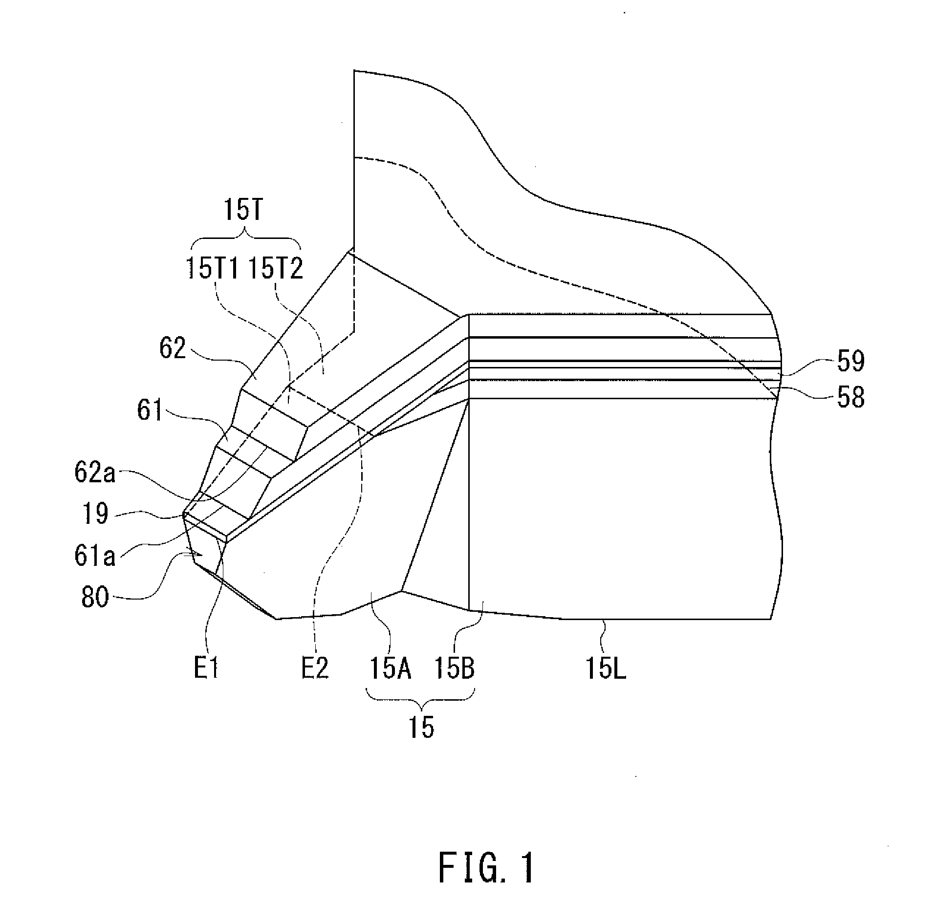 Magnetic head for perpendicular magnetic recording including a main pole and a write shield to provide improved write characteristics without compromising the function of the write shield