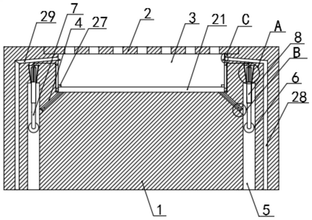 Easy-to-clean municipal bridge drainage device