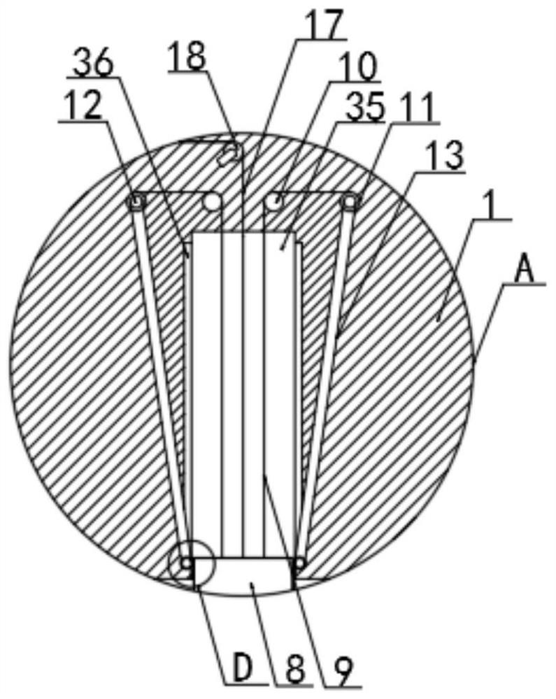 Easy-to-clean municipal bridge drainage device