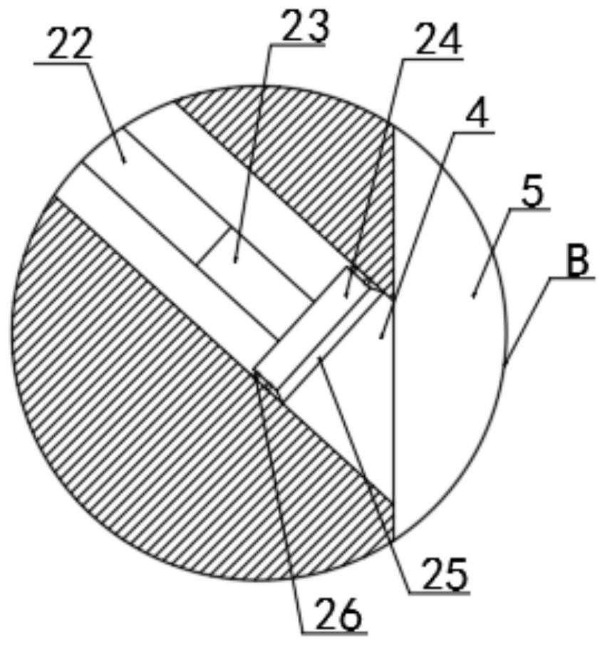 Easy-to-clean municipal bridge drainage device