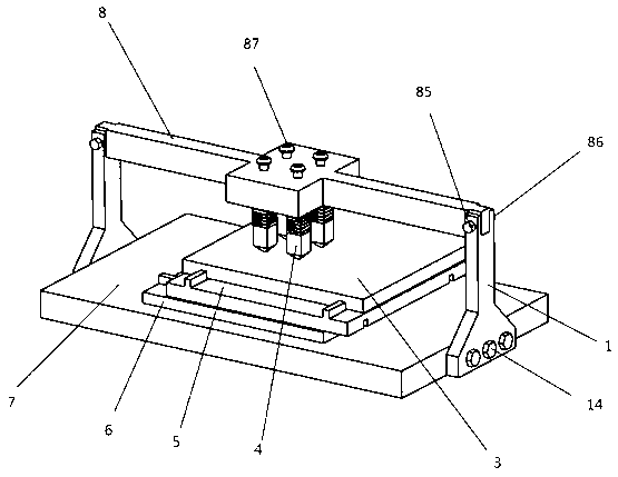 Three-degree-of-freedom piezoelectric drive platform