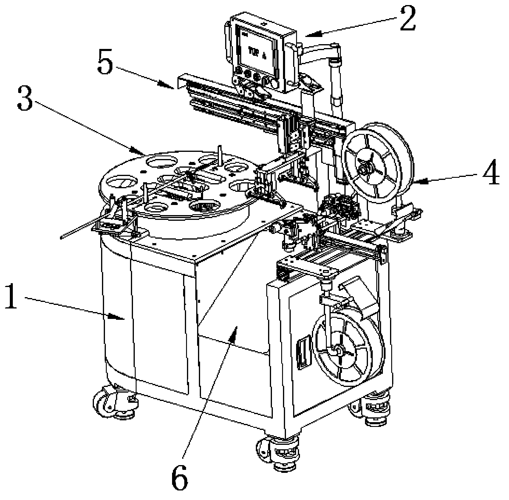 Universal equipment for automatically binding wire rods