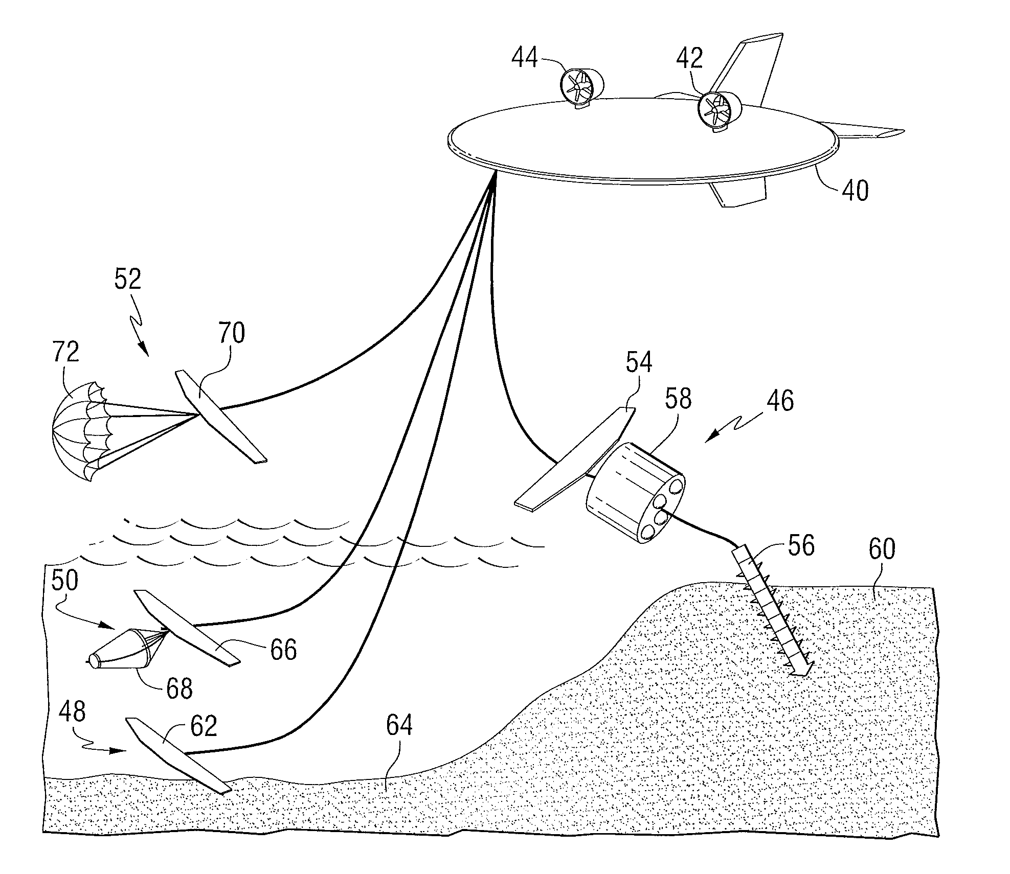 Wind power generation system for lighter than air (LTA) platforms