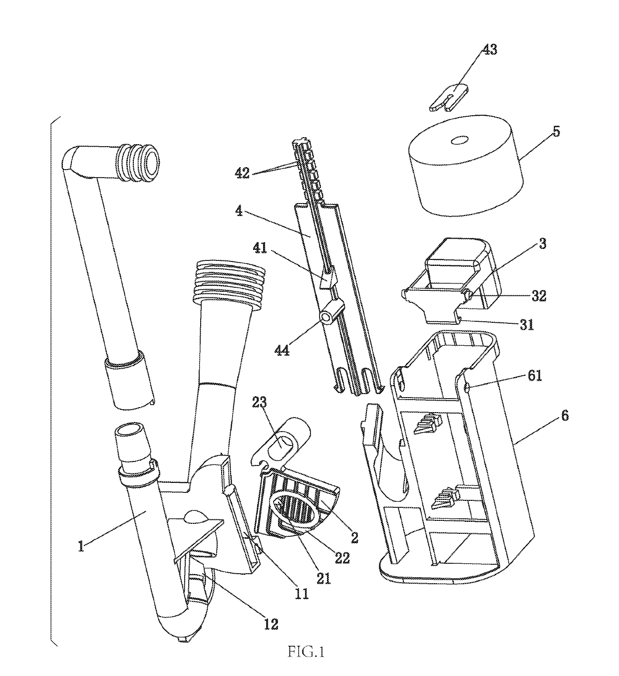 Bowl flushing control device of low tank type toilet