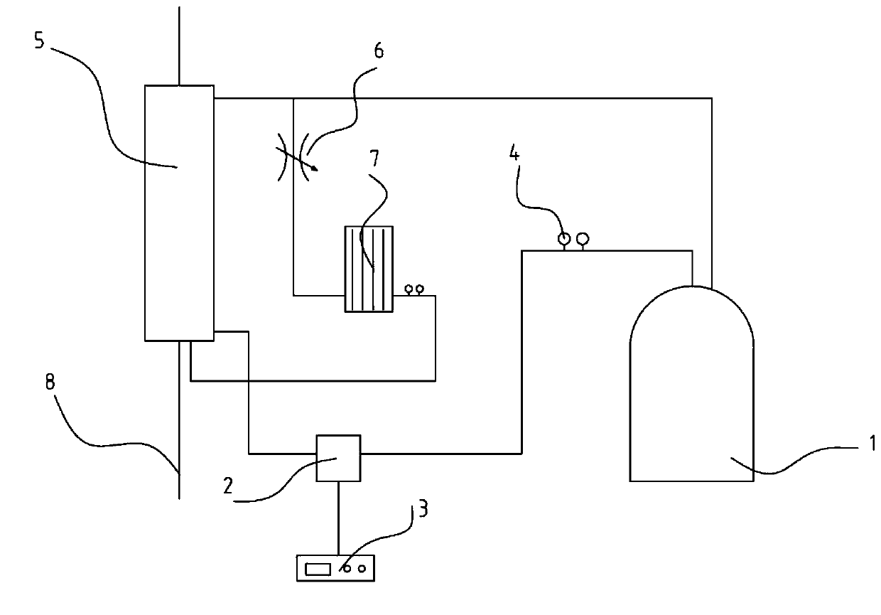 A method and system for online cooling of optical fiber drawing