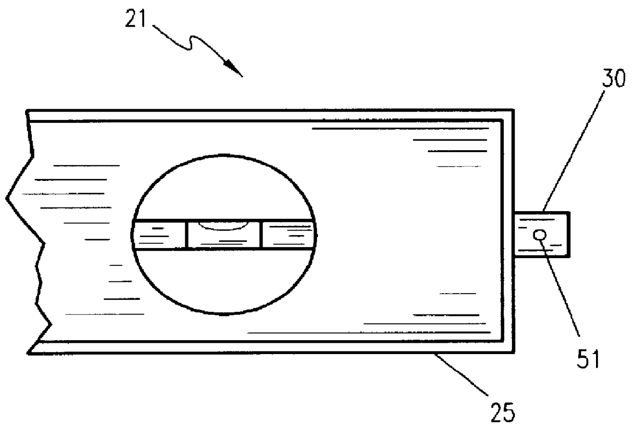 Self-supporting level measurement device