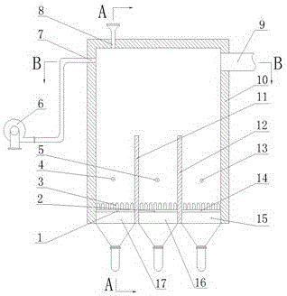 Fluidized bed furnace used for one-step roasting of stone coal