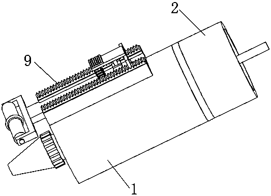 Thermal conductive adhesive spreading device for CPU hardware