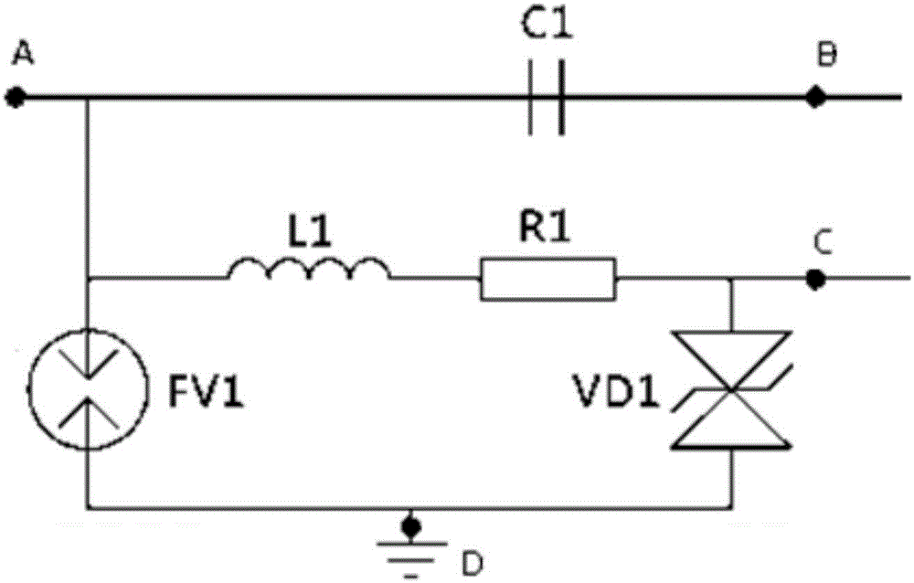 Compound gas discharge tube