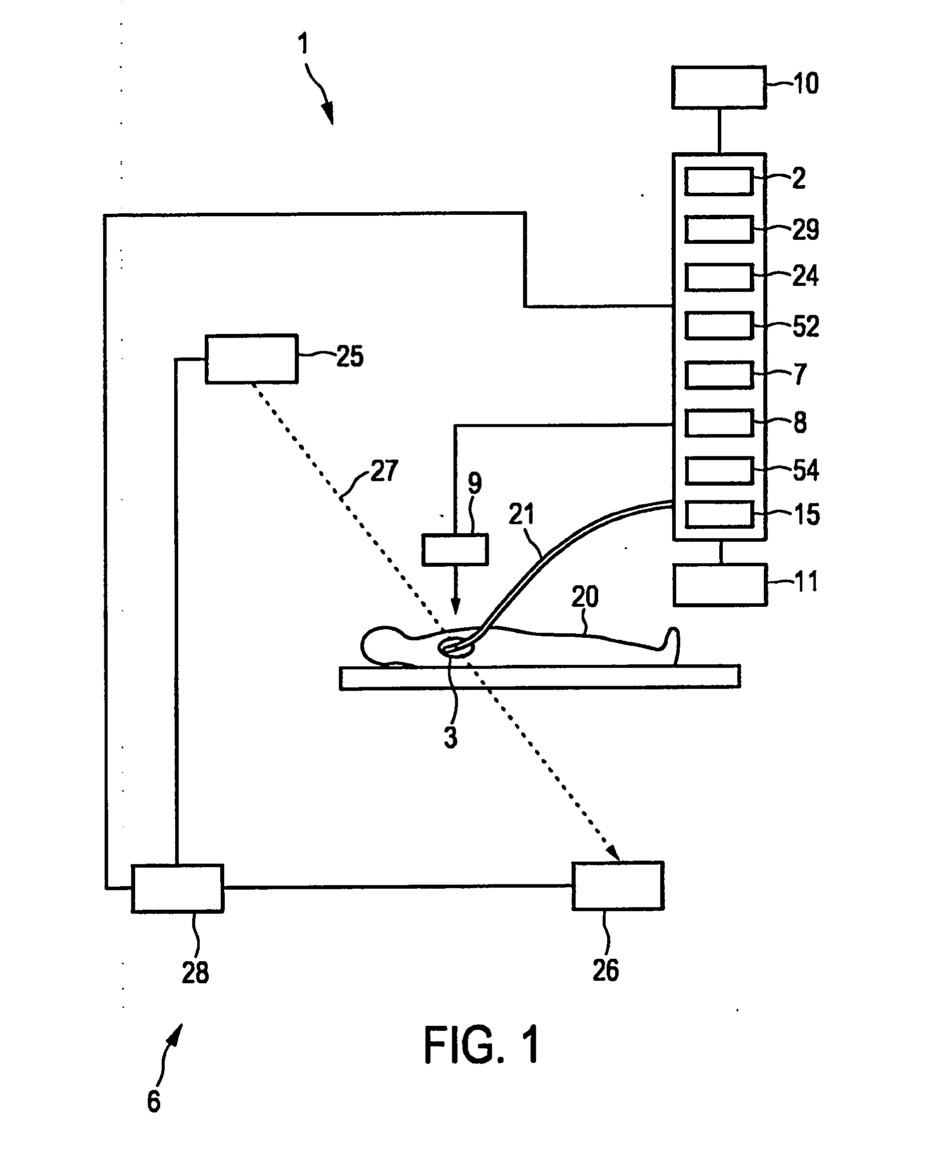 Property determining apparatus for determining a property of an object