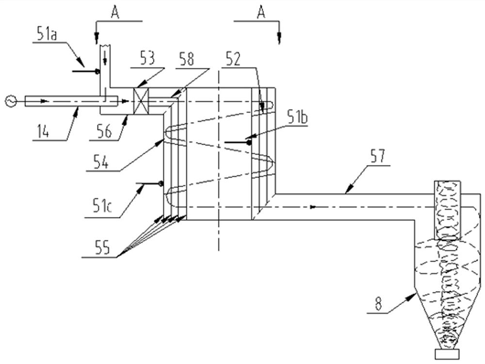 A low energy consumption biomass liquefaction device