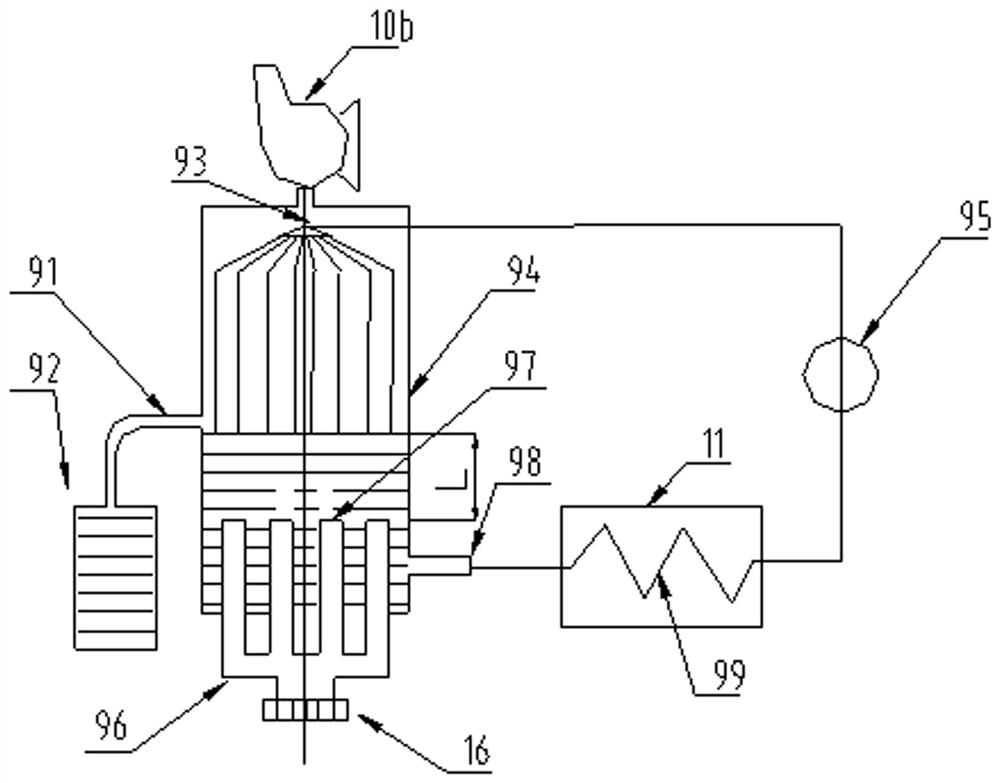 A low energy consumption biomass liquefaction device