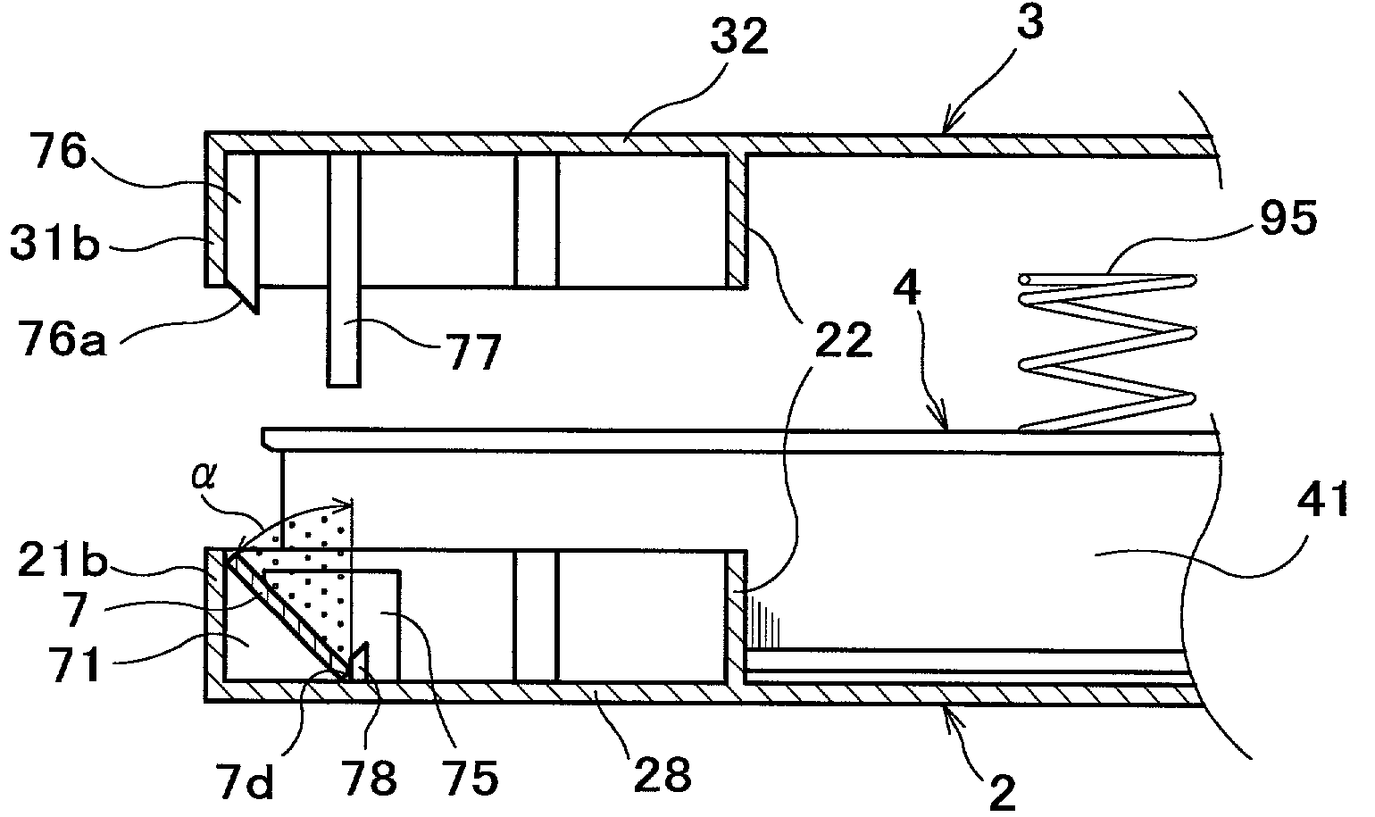 Cartridge case with chip retaining features