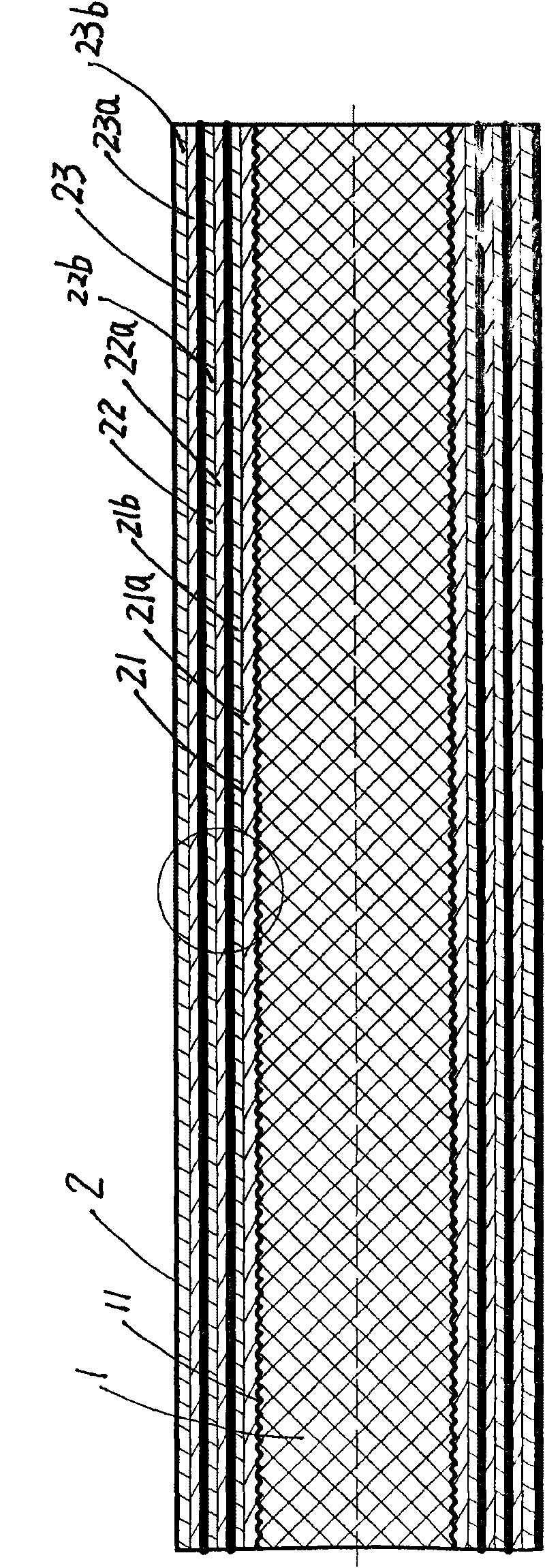 Core rod of ultra-high-voltage post composite insulator and manufacturing method thereof