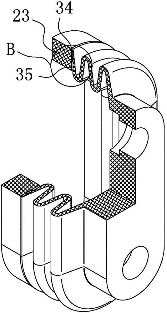 Suction disc separation mechanism for lead storage battery plate