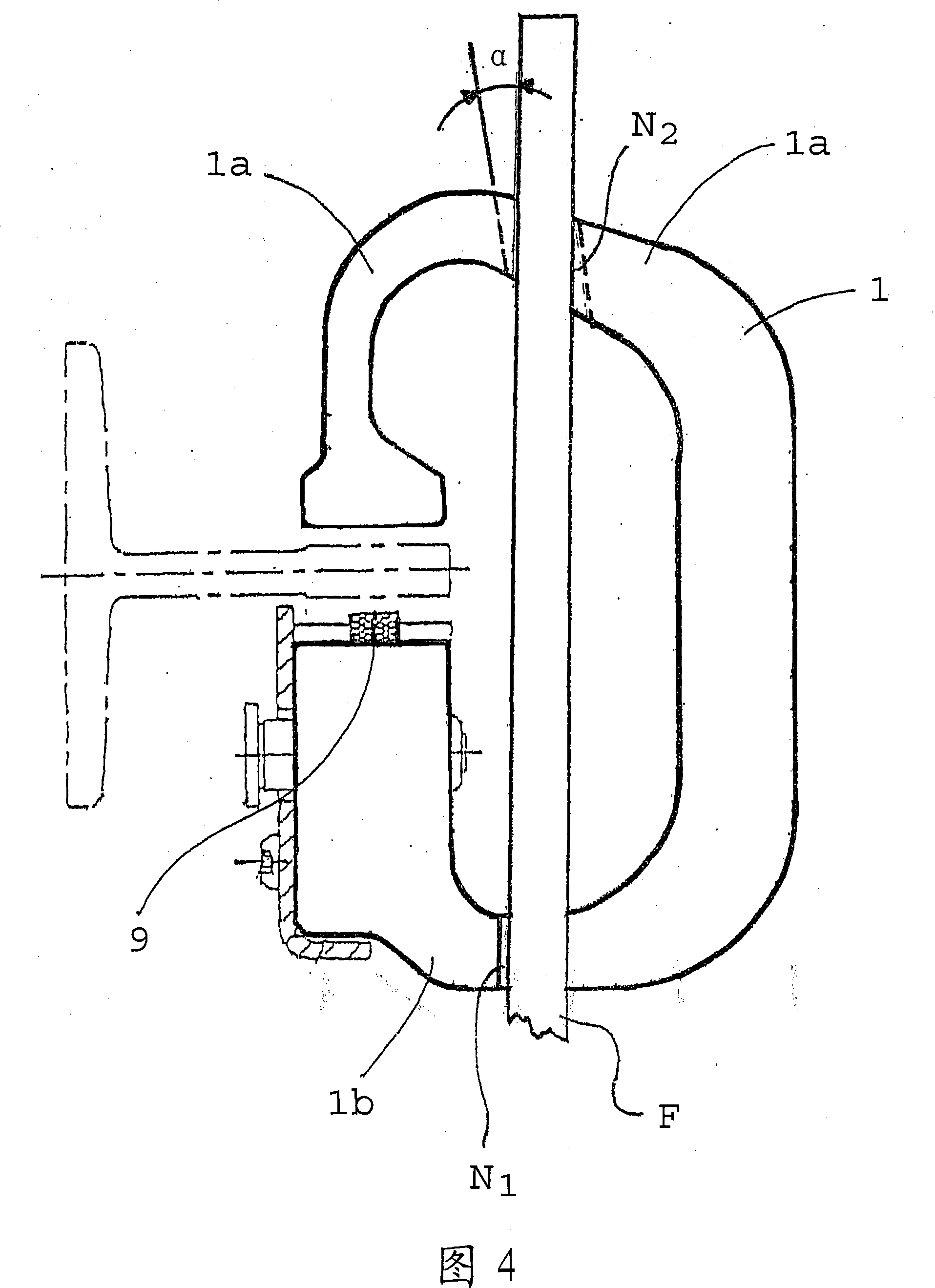 Brake device or safety clamp for protecting temporary elevator safety space