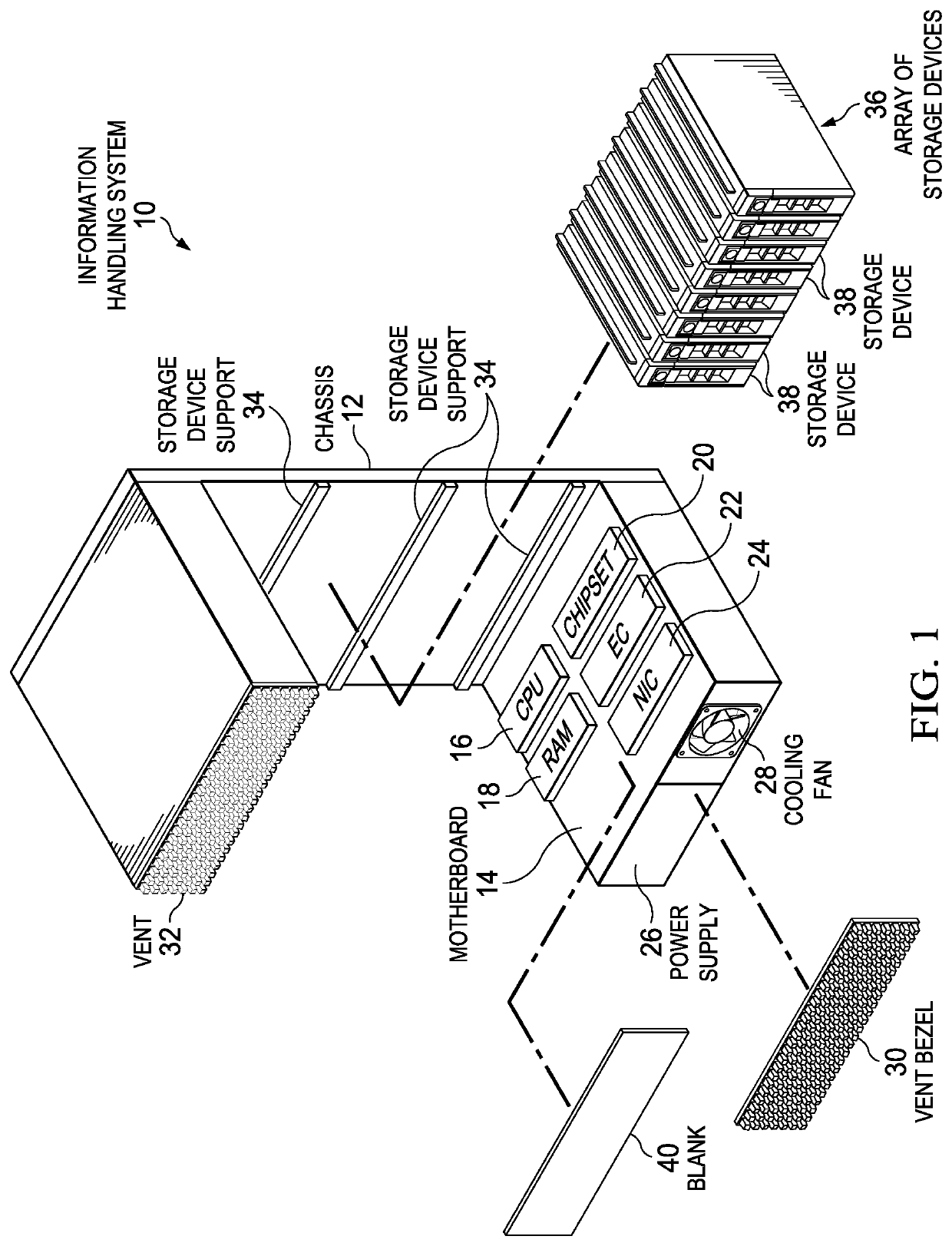 Information handling system reflective outer housing