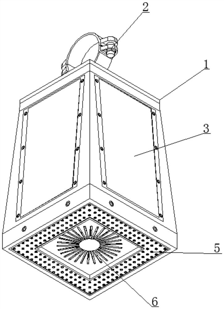 LED street lamp with self-generating function