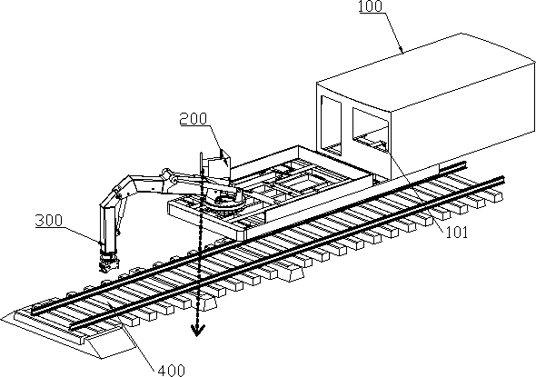 Movable operation cabin structure