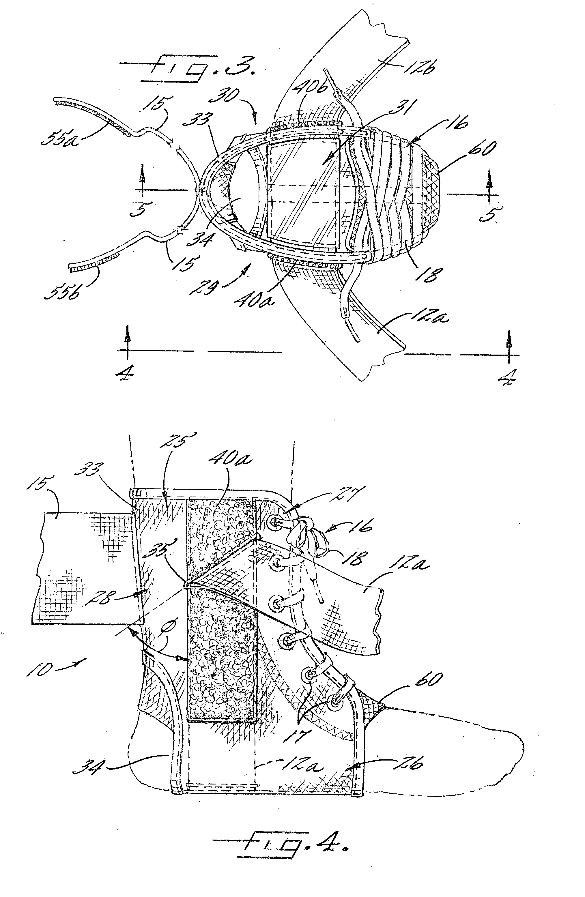 Ankle stabilizing apparatus having a dynamic cuff and stabilizing strap system