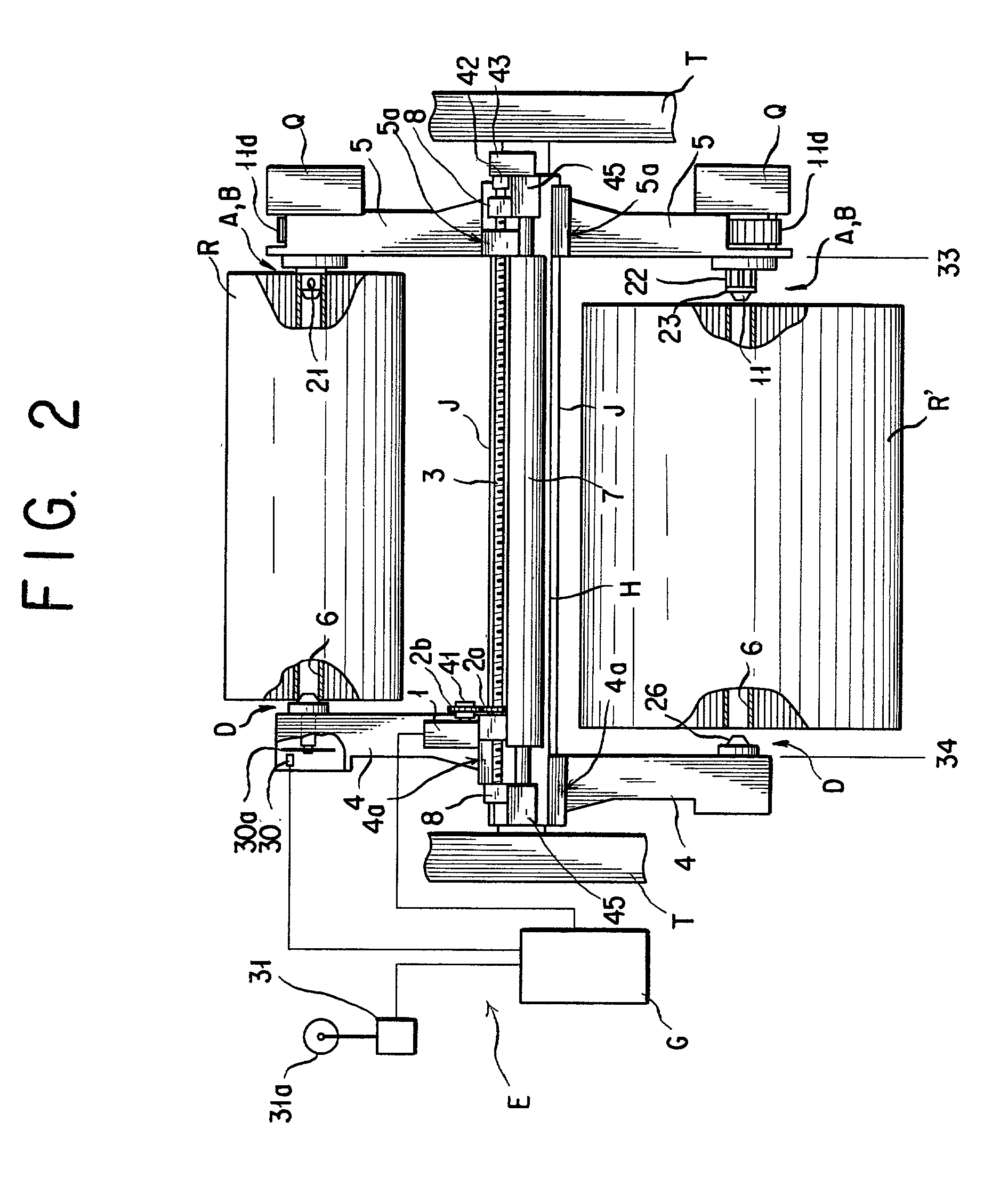 Web infeed for a rotary printing press