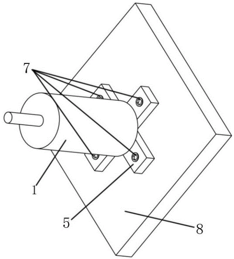 A power installation structure for an axis-pull electric aircraft