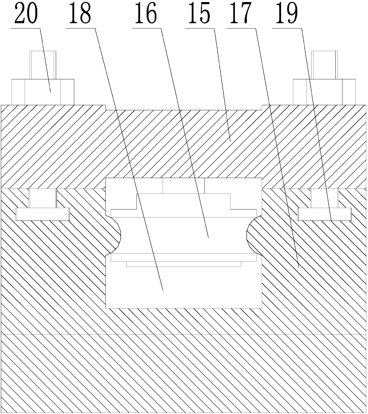 A three-axis boring machine simulation cutting force loading device and its use method