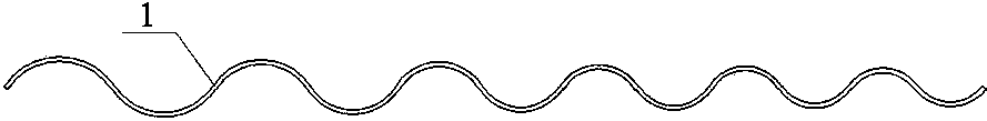 Wave web with variable cross section