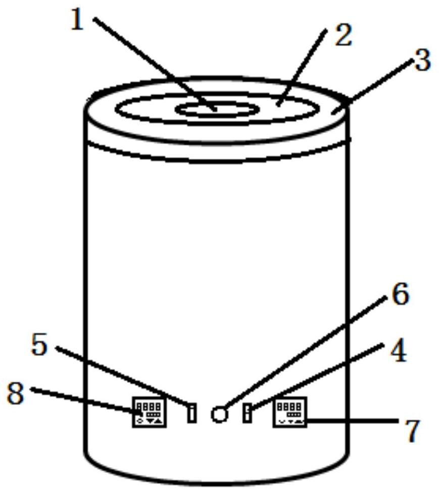 Petrochemical oil copper sheet corrosion detection device