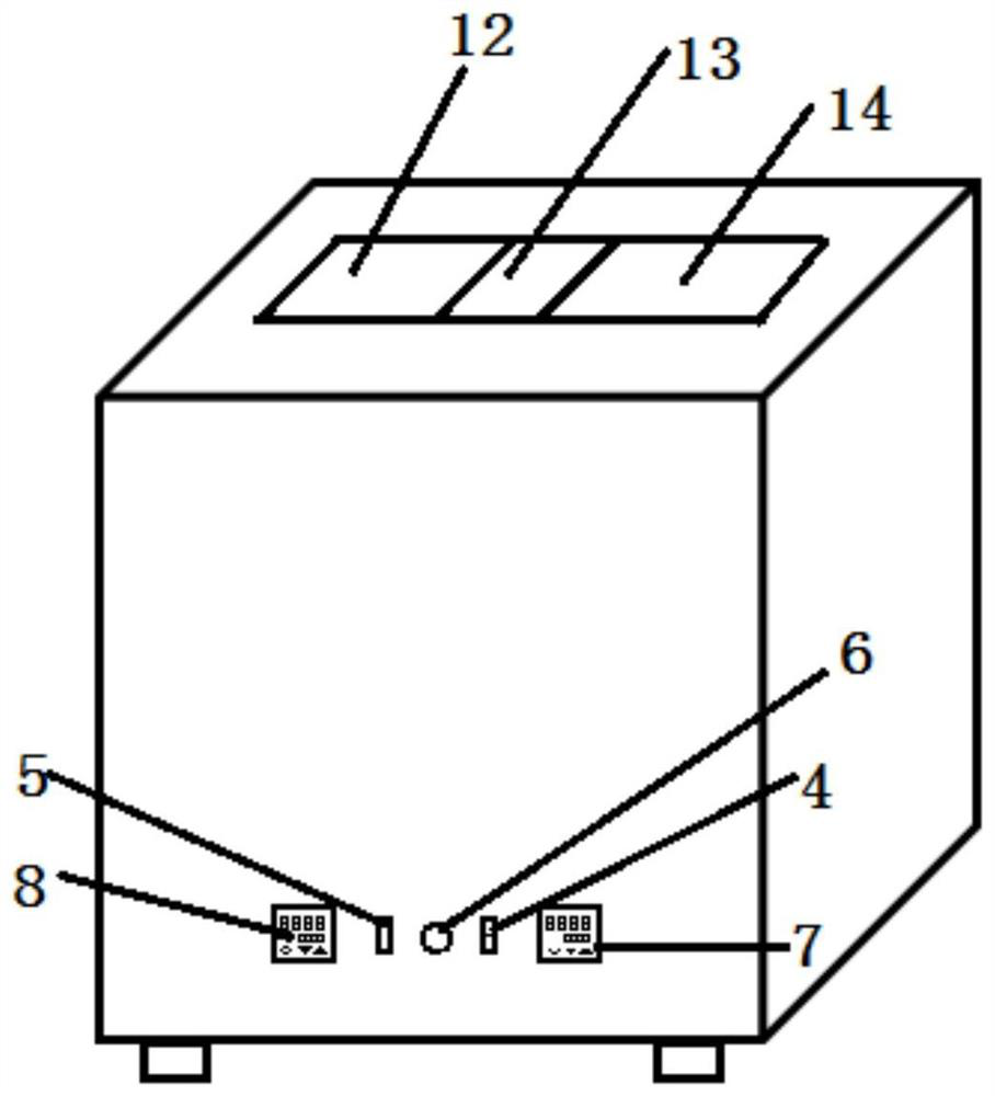 Petrochemical oil copper sheet corrosion detection device