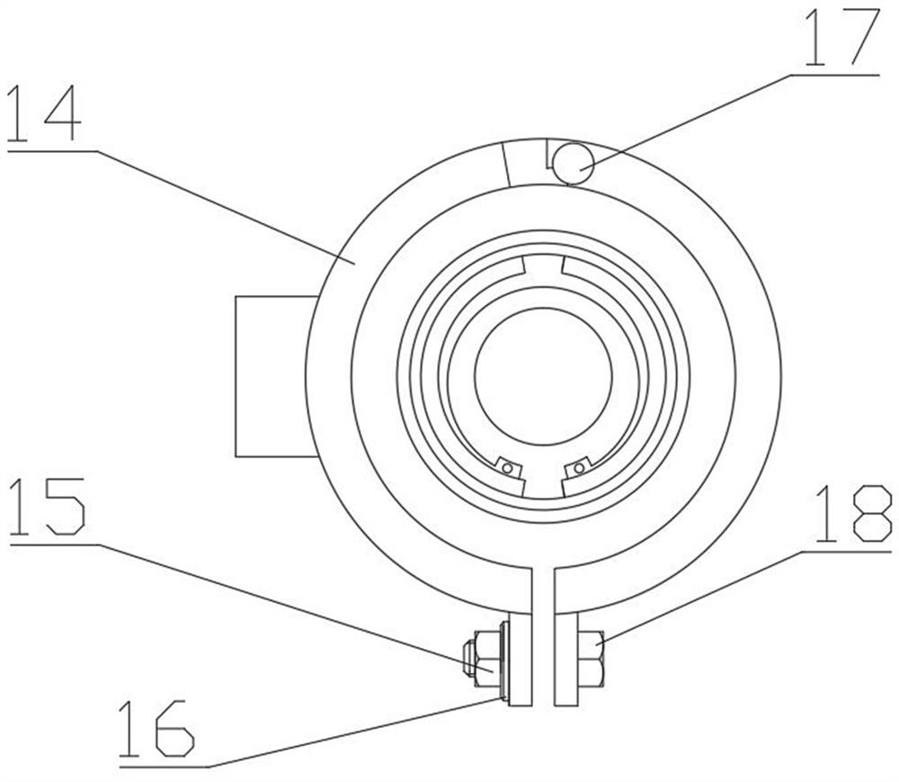 Novel double-valve type continuous circulating valve with clamping device