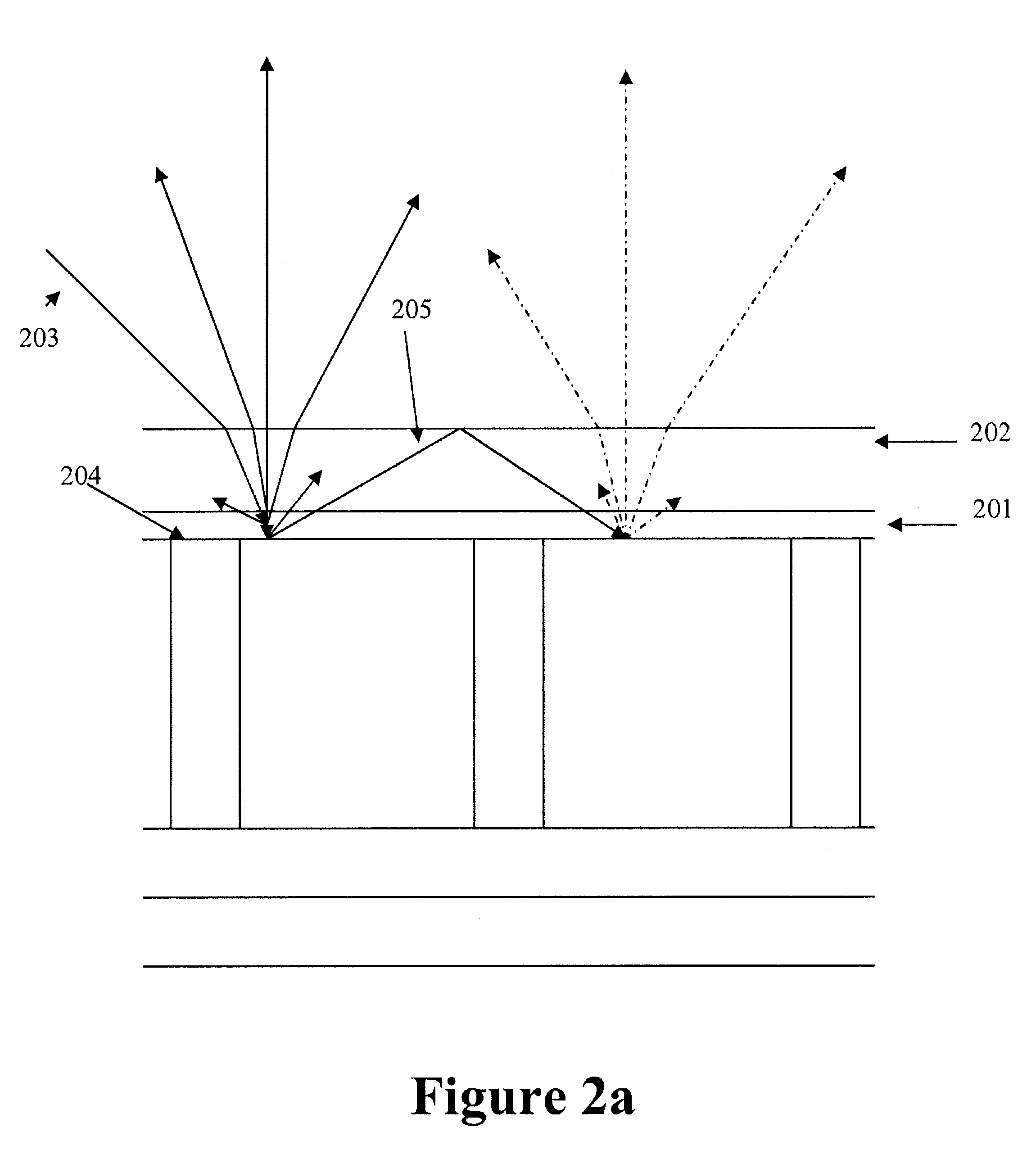 Display devices having micro-reflectors