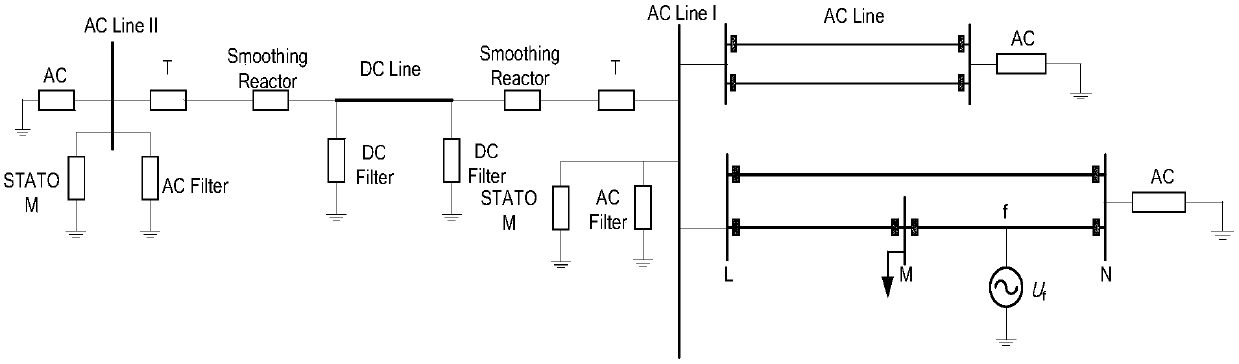 Transient directional protection method for AC line of high-voltage AC/DC compound system