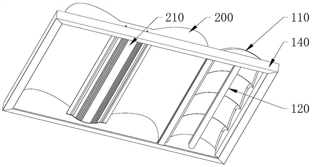 Lighting device with functions of reading lighting and accompanying lighting