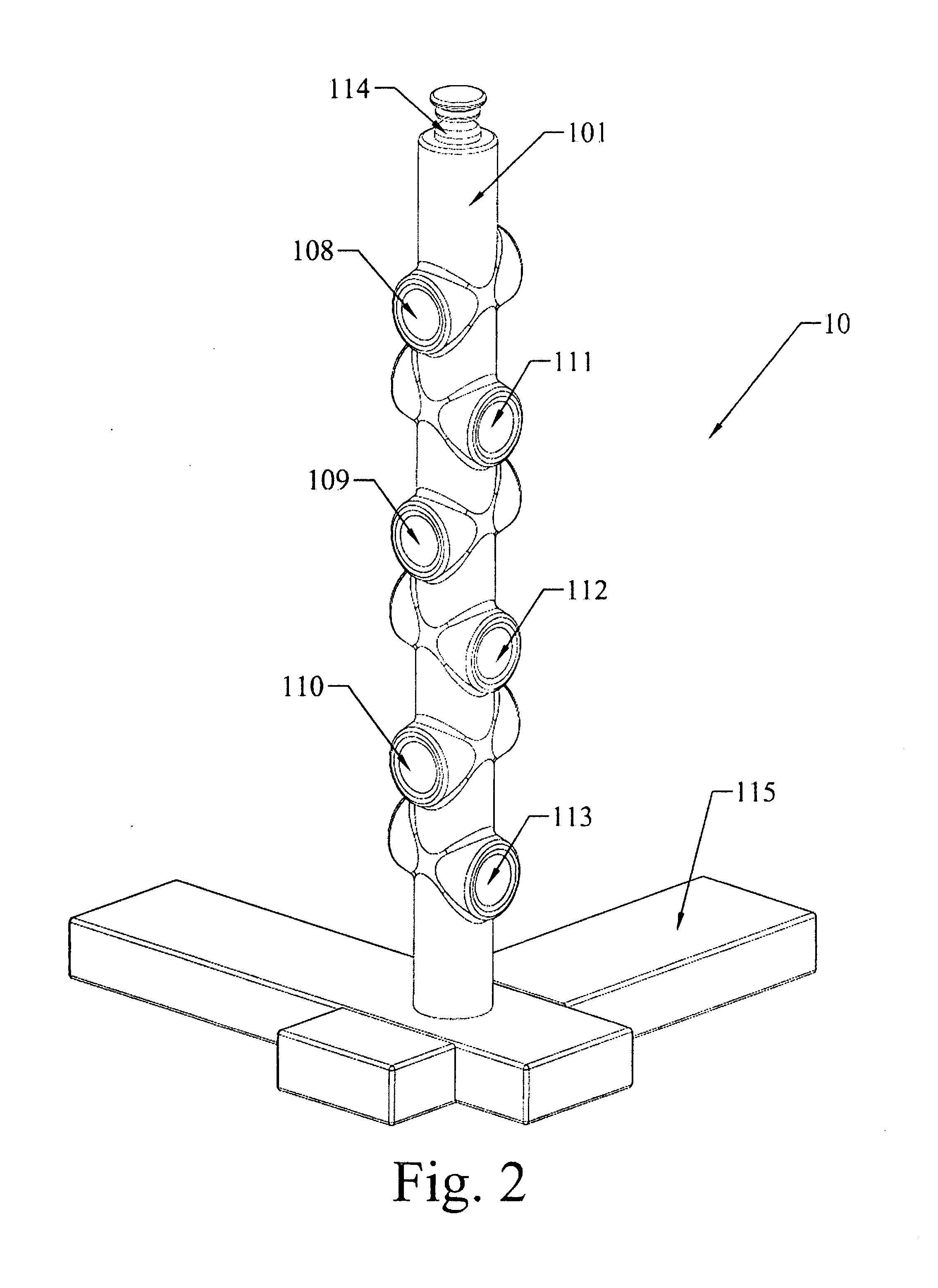 Three-dimension array structure of surround-sound speaker