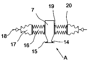 Rapid fish flesh separating device