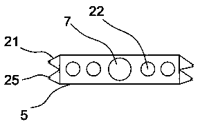 Rapid fish flesh separating device