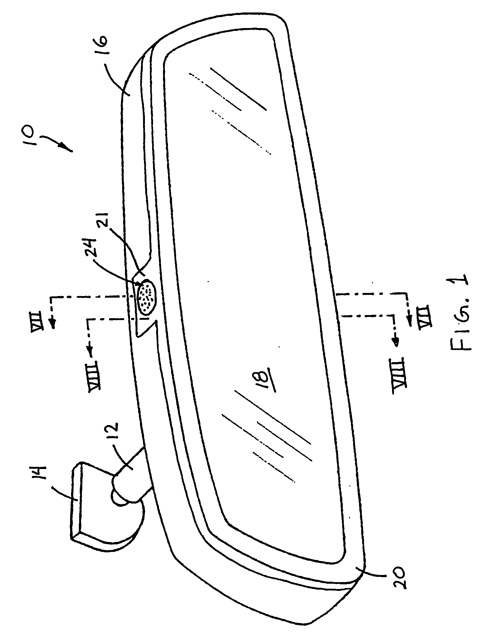 Microphone system for vehicle