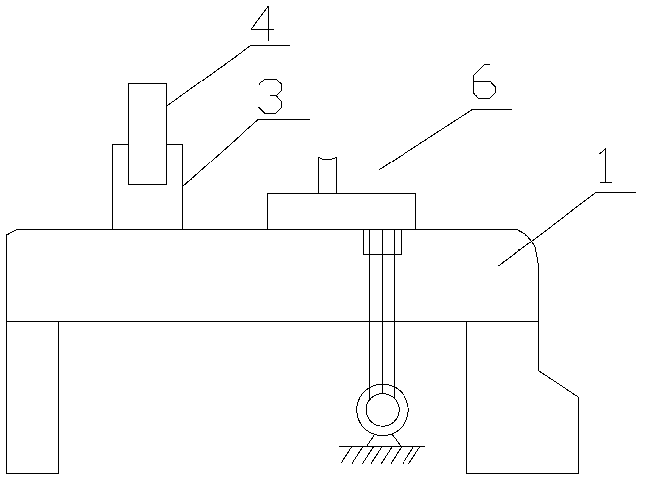 Grinding device for head portion and two side faces of screwdriver cutter bar